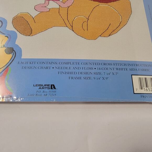 Leisure Arts "Pooh 'Best Friends' (Pooh & Piglet)" New #34007 NOS - Picture 4 of 9